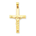 14K Polished Crucifix Pendant