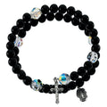 Black Onyx Wrap Rosary