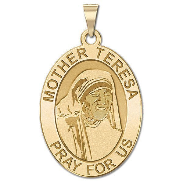 Mother Teresa Oval Medal