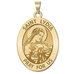 Saint Lydia Oval Religious Medal
