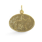 Polo Oval Disc Charm