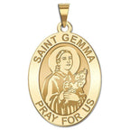 Saint Gemma Galgani Oval Medal