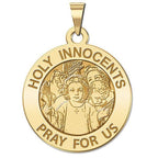 Holy Innocents Round Religious Medal
