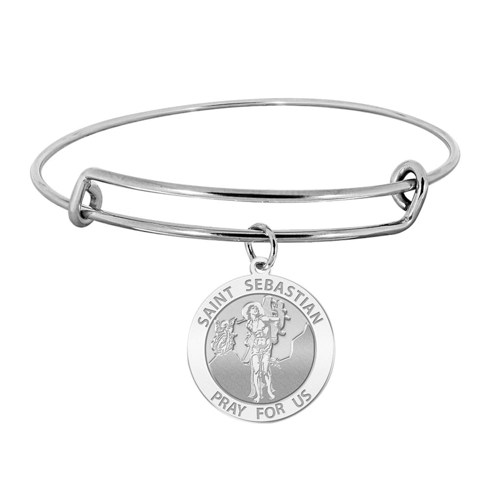 Saint Sebastian Expandable Bracelet