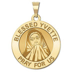 Blessed Yvette Round Religious Medal