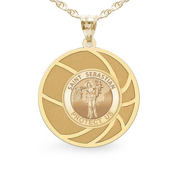 Saint Sebastian Basketball Medal