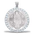 Saint Benedict CZ Religious Round Medal