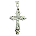 Sterling Silver Or Stainless Steel Crucifix Cross Pendant