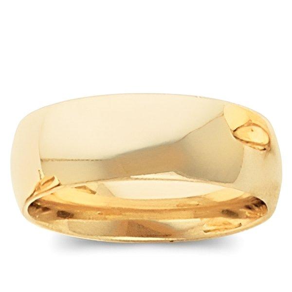 14K Yellow Gold Approx. 0.20 Inch Comfort-Fit Light-Weight Wedding Band