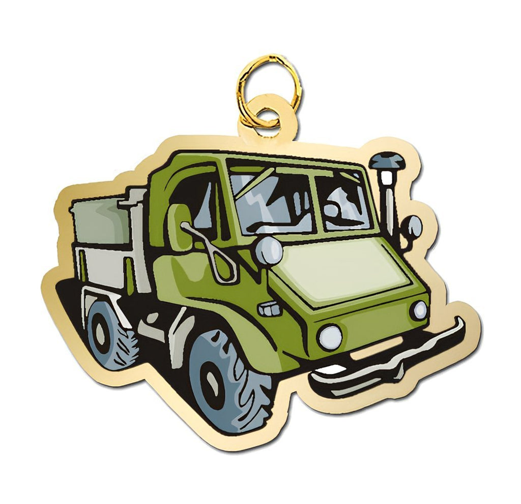 Dump Truck Bus Charm