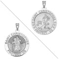 Ice Hockey - Saint Christopher Doubledside Sports Religious Medal