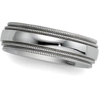 Comfort Fit Double Milgrain Band