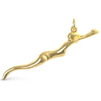 Diving Female Swimmer Charm(0786)