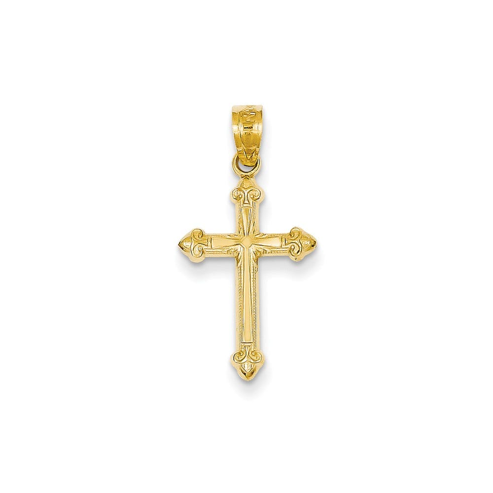 14K Passion Cross Pendant