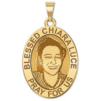 Blessed Chiara Luce Oval Religious Medal