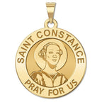 Saint Constance Round Religious Medal