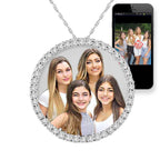 Circle of Life Pendant with Cubic Zirconia Stones