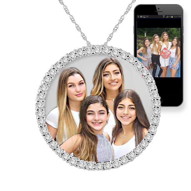 Circle of Life Pendant with Cubic Zirconia Stones