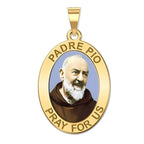 Padre Pio Oval Medal