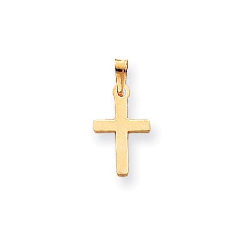 14K Yellow Gold Cross Pendant