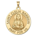 Saint Clelia Barbieri Round Religious Medal