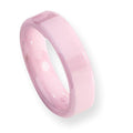 Ceramic Pink Flat Approx. 0.22 Inch Polished Wedding Band