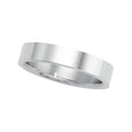 Platinum Approx. 0.16 Inch Flat Wedding Band