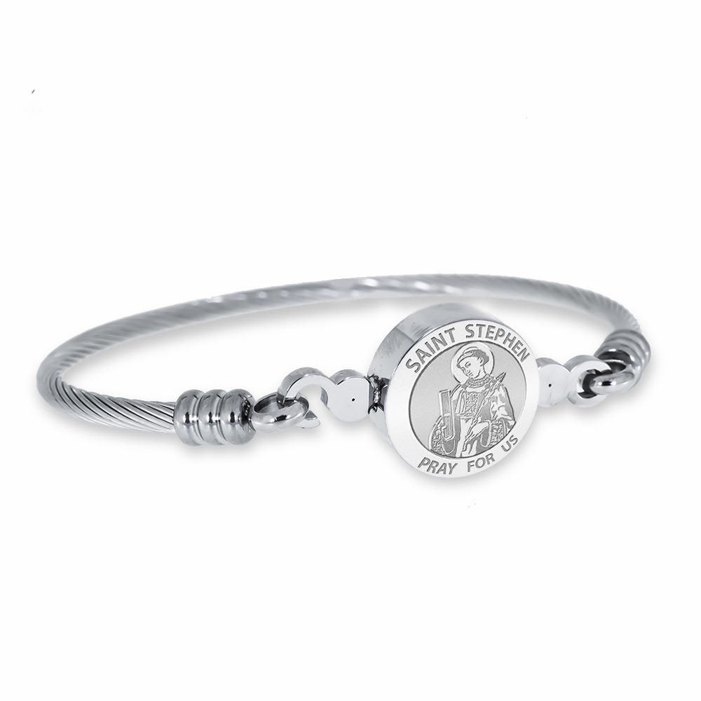 Saint Stephen Bangle Bracelet