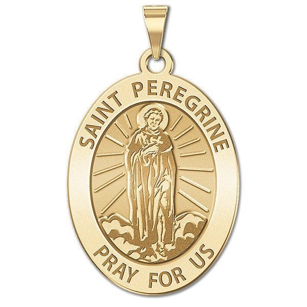 Saint Peregrine Oval Medal