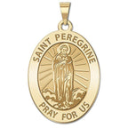 Saint Peregrine Oval Medal