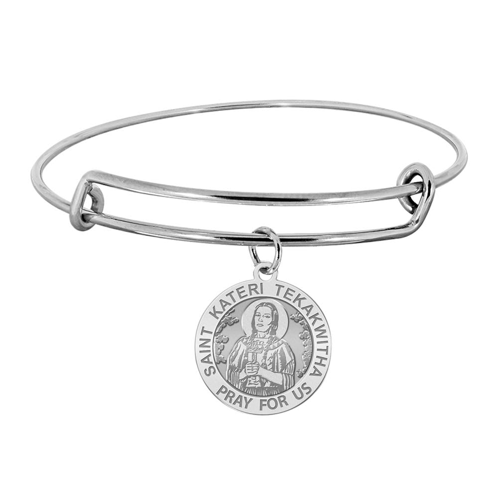 Saint Kateri Tekakwitha Expandable Bracelet