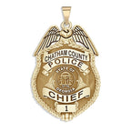 Personalized Georgia Police Badge with Your Name, Rank, Number & Department