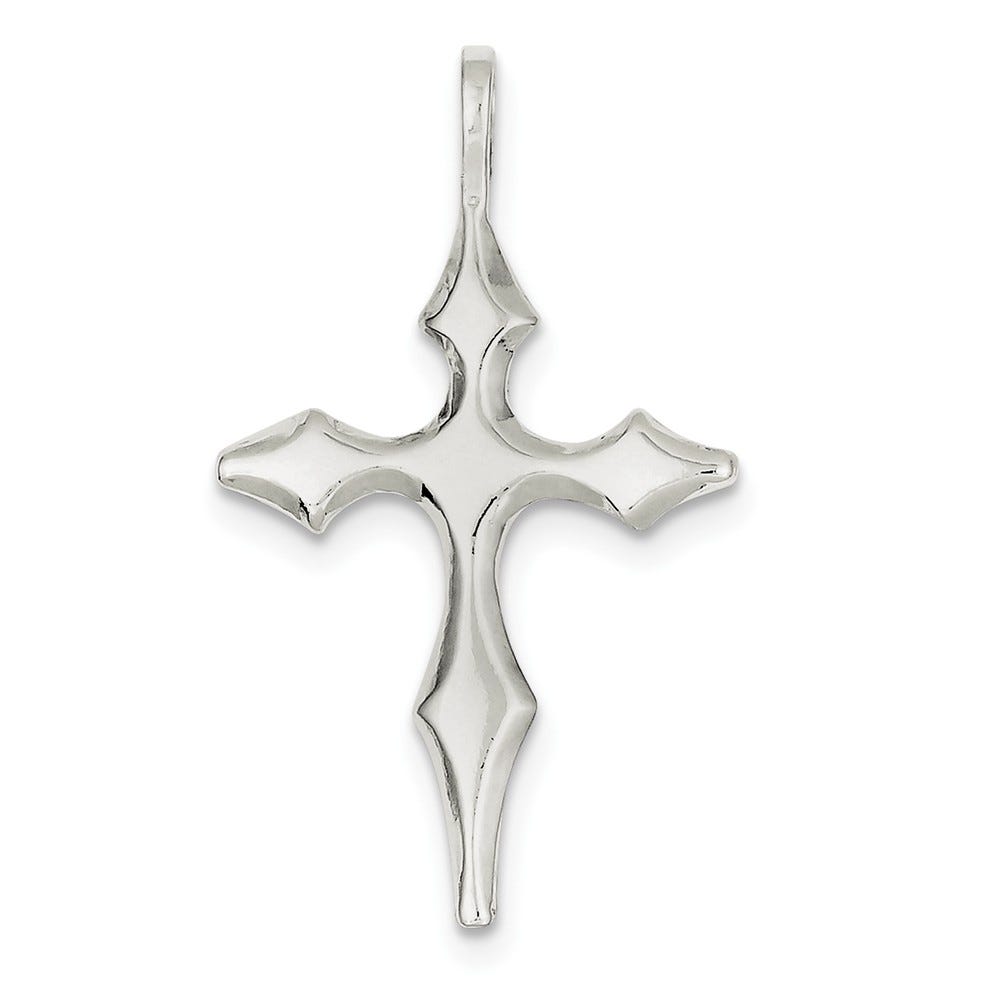 Passion Pointed Openwork Cross Pendant