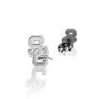 Pair of Usc Interlocking Sc Earrings