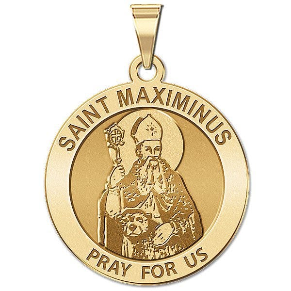 Saint Maximinus Of Trier Religious Medal