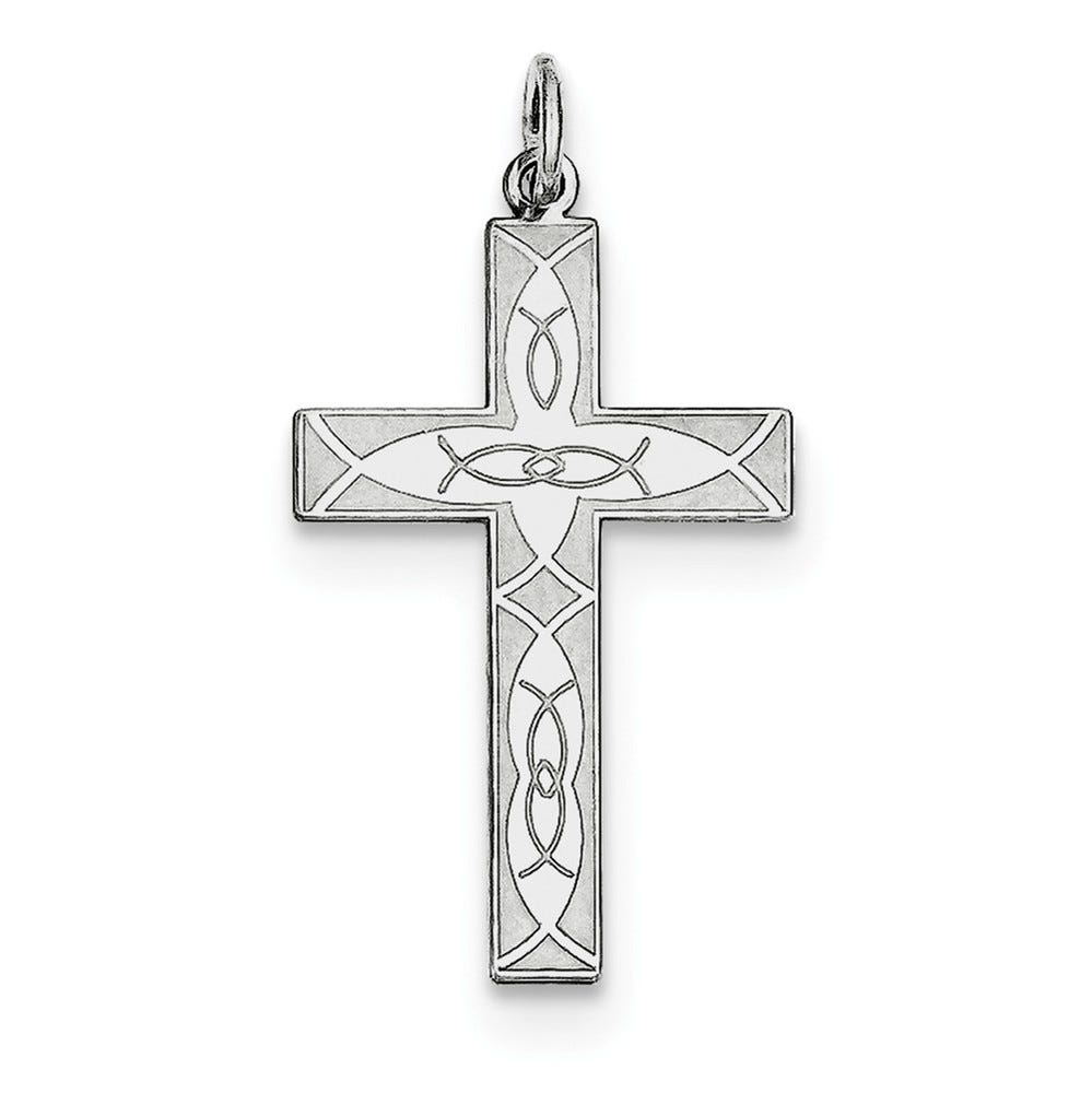 Laser Designed Cross Pendant