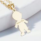 Engravable Boy Pendant or Charm