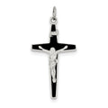 Enameled Crucifix Pendant