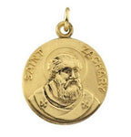Saint Zachary Round Religious Medal