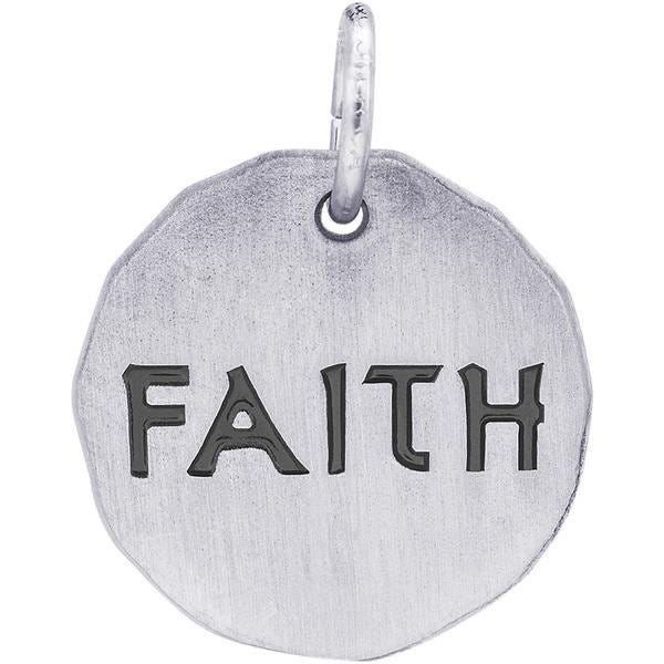 Faith Charm Tag Engravable