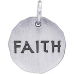 Faith Charm Tag Engravable
