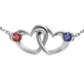 Interlocking Heart Promise Bracelet