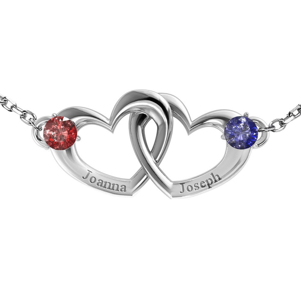 Interlocking Heart Promise Bracelet