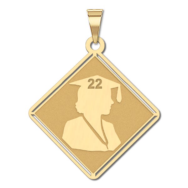 26' Female Graduation Charm or Pendant