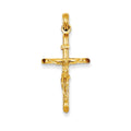 14K Inri Crucifix Pendant