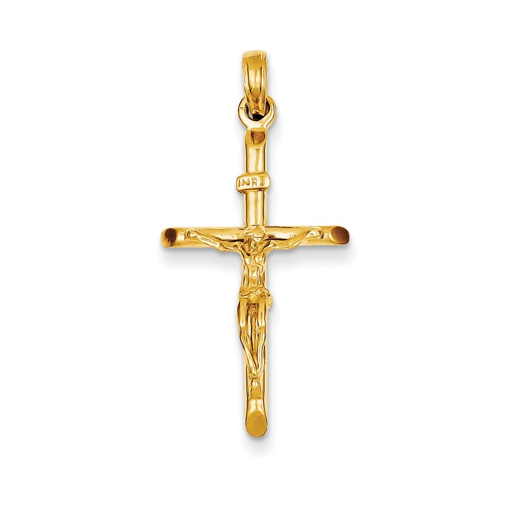 14K Inri Crucifix Pendant