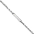 Custom Engraved 14K Gold Women's Curb Link ID Bracelet