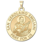 San Gerolamo Emiliani Round Religious Medal