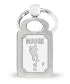 Personalized Stainless Steel Hockey Keychain