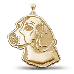Beagle Dog Portrait Charm or Pendant